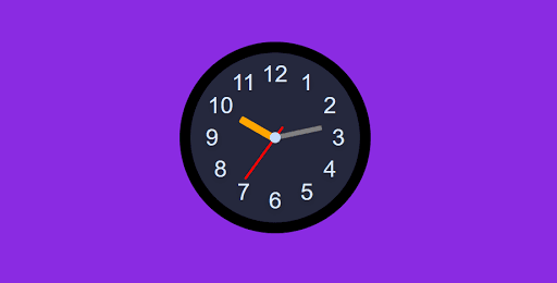 Analog Clock with HTML and CSS