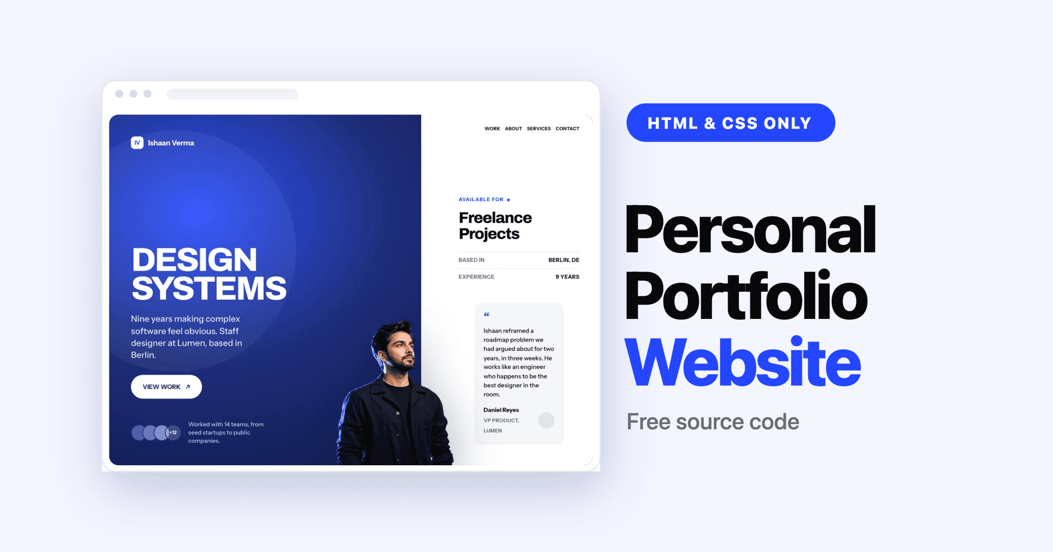 Personal Portfolio Website with HTML and CSS
